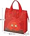 Skater Studio Ghibli Howl's Moving Castle Thermal Insulated Lunch Bag with Zip Closure - Calcifer
