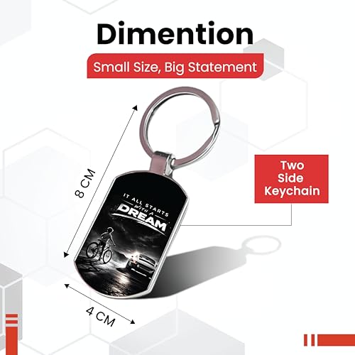 Image of Premium Printed Metal Keychain for Men & Women | High-Definition Artwork Print | Durable Key Ring for Car, Bike, Home & Office Keys | Stylish Decorative Key Holder Gift