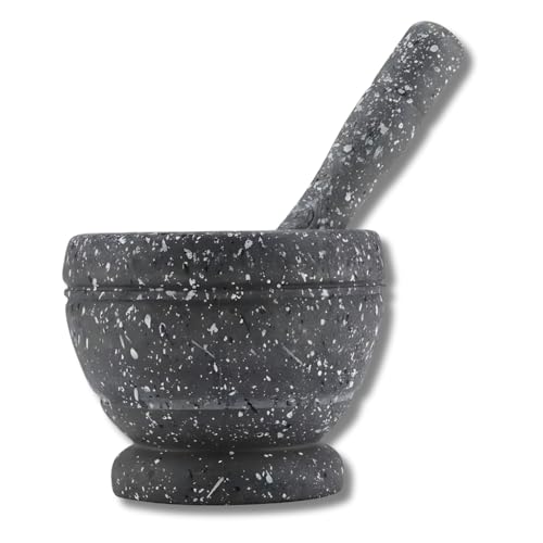 Juego de cuencos de mortero y mortero, molinillo de hierbas, molinillo de especias, triturador de ajo para herramientas de cocina, juego de mortero y mortero de guacamole, herramienta de cocina