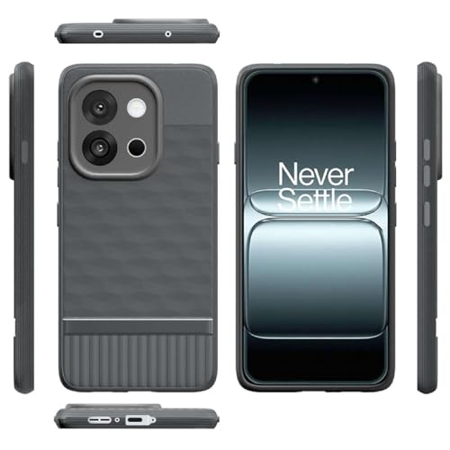 Image of Shockproof Case for OnePlus 13s 5G / 13T 5G | Full Camera Protection | TPU Flexible Back Cover for OnePlus 13s 5G / 13T 5G (Graphite Grey)