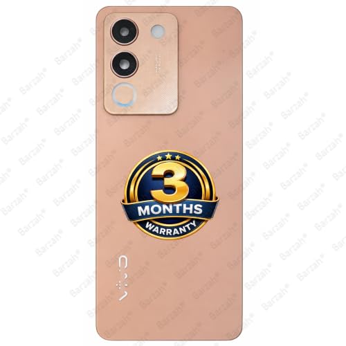 Image of Original Replacement Back Panel Housing Compatible for Vivo Y200 (V2307) with Camera Lens (Desert Gold)