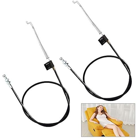 DECARETA Replacement Recliner,Cable Metal Recliner,Chair Sofa Handle Cable Couch Release Lever Replacement Cable Cover