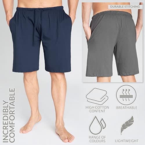 CityComfort Men's Pyjama Shorts Mens Pyjama Shorts