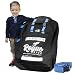 Rogue Kidz Car Seat Travel Bag For Airplane Gate Check - Durable Universal Large Cover With Padded Backpack Straps - Waterproof Heavy Duty Nylon Carseat Protector - Fits Baby/Toddler/Booster Seats