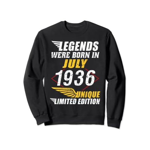 Cumpleaños Julio 1936 Edición Limitada Regalo Legend July Sudadera