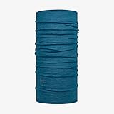 Buff Unisex-Adult SOLID Merinowolle Multifunktionstuch Lightweight Kinder, Blau , Einheitsgröße