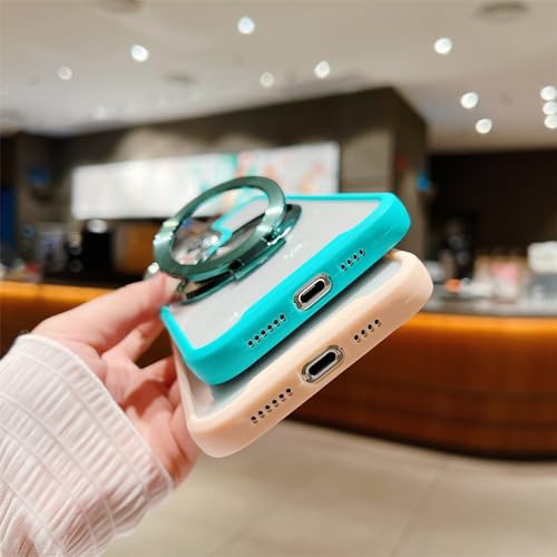 Étui de support de bague magnétique iPhone 11 bleu antichoc avec cache objectif - 4