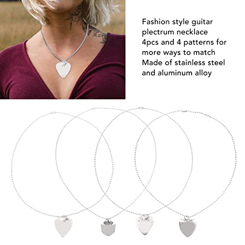 SALALIS Collier de Médiator de Guitare, 4Pcs Collier de Plectre de Guitare en Acier Inoxydable en Alliage d’Aluminium à la Mode 50cm de Circonférence Surface Slick pour l’école - Les Beatles, Paul McCartney, John Lennon, RIngo Starr, George Harrison SALALIS Collier de Médiator de Guitare, 4Pcs Collier de Plectre de Guitare en Acier Inoxydable en Alliage d'Aluminium à la Mode 50cm de Circonférence Surface Slick pour l'école – Image 6