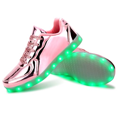 Image of Light Up Shoes Men Women LED Shoes USB Charging Adult High Top LED Sneakers Glow in The Dark Footwear for Dancing Party Festivals Festivals