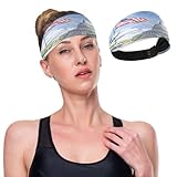 GuoChe Bandera del Capitolio – Diademas deportivas refrescantes para mujer, bandas elásticas para correr, fútbol, voleibol, voleibol