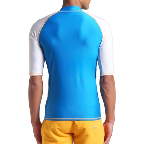 Camiseta rash guard de hombre transpirable y elástica para piscina 5