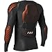 Fox Racing Baseframe Pro D30 Motocross Dirt Bike Chest Guard Jacket, Black, Small