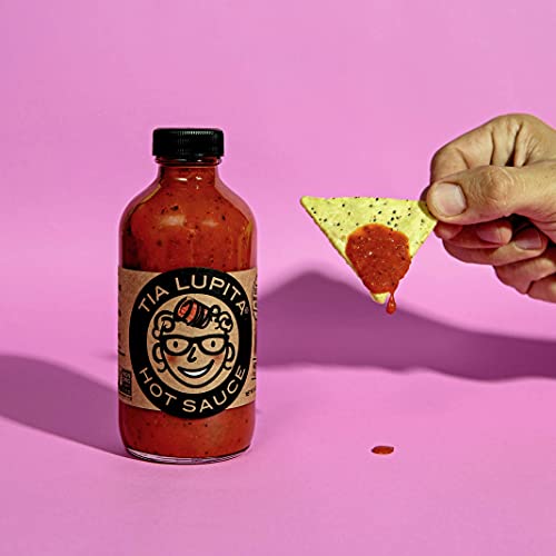 Tia Lupita Cactus Tortilla Chips - Habanero (Two 5Oz Bags) - Flavorful Heat, Vegan, Gluten Free, Grain Free, Dairy Free, High Fiber, Authentic Mexican Snack Food #TOP3