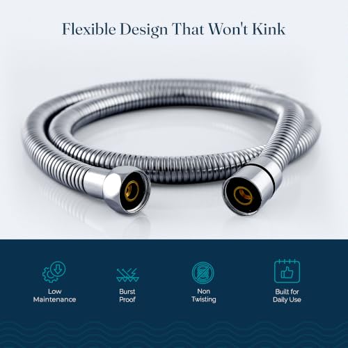 Image of JAL Stainless Steel Jet Spray Pipe for Toilet | Health Faucet Hose 1m