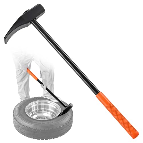 VEVOR Détalonneur de Pneu 81 cm, Décolle Pneu Manuel à Bec de Canard, pour Décoller Facilement et Rapidement Le Pneumatique de La Jante Voiture Garage...