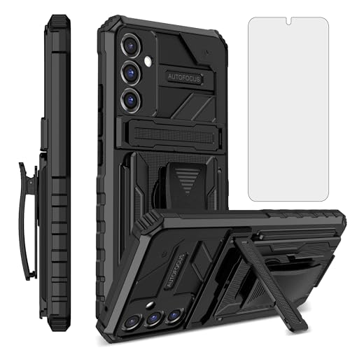 Coque S24 Plus anti-chute intégrale avec protecteur d'écran et support