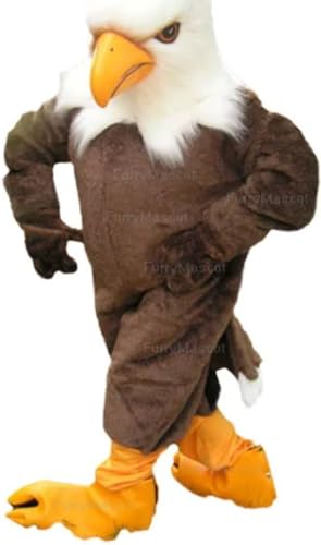 Lyncean Hawk Eagle Birds Mascot Costume Adult Size for Men & Women with Built-in Fan Inside the Head