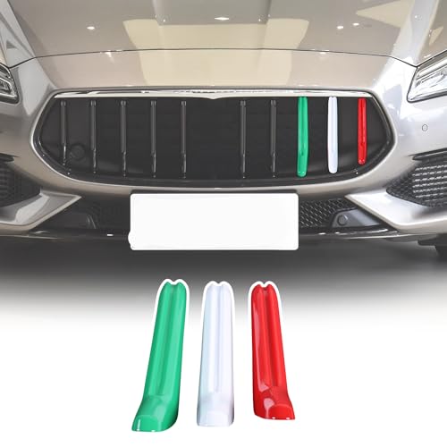 Front Grille Vent Cover Trim Compatible with Maserati Ghibli Quattroporte 2022-2024, Car Exterior Decoration Accessories by TOYCIDFG - Used condition - US$27.31