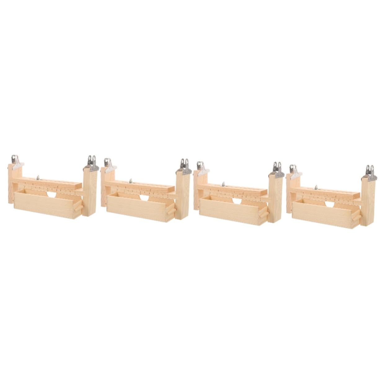 4ensembles Kit Outil De Tissage De Bracelets Bois Support pour Fabrication De Bracelets Outil Pratique pour Artisanat De Tissage