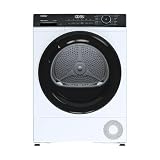 Haier I-PRO SERIES 3 Asciugatrice 9 Kg a Pompa di Calore, Libera Installazione, Classe D, I-Refresh Pro, Rumorosità (dB) 64, IoT APP hON, 85 x 60 x 62.5 (A x L x P cm), Bianca - HD90-D939-IT
