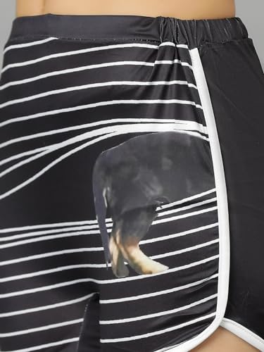Image of KOTTY Women's Printed Satin Night Suit Shirt & Pyjama Set