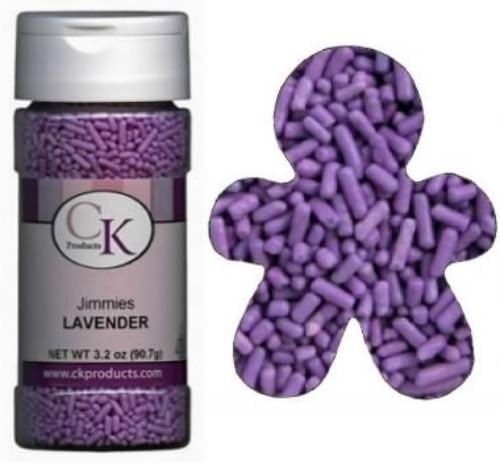 Sprinkles Jimmies Lavender Purple 3.2 oz New Cake Cookie Cupcake