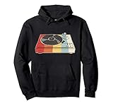 Retro Vinyl Records Hoodie - Turntable DJ