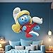 The Smurfs Peel and Stick Wall Decal - EGD X The Smurfs Series - Prime Collection - Baby Girl or Boy - Nursery Wall Decal for Baby Room Decorations (Wide 20