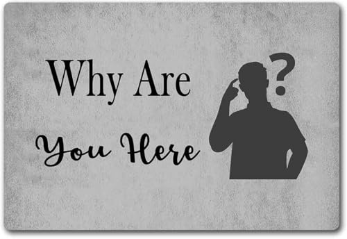 Yxtkk Funny Welcome Doormat Front Door Entry Rugs Welcome Mat