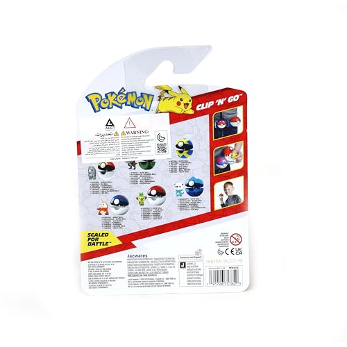 Image of Pokemon Clip 'N' Go Tyrunt and Dusk Ball - Includes 2-Inch Battle Figure and Dusk Ball Accessory