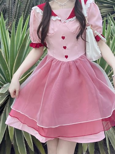 Robe de fée en patchwork rose idéale pour vos pique-niques - 5