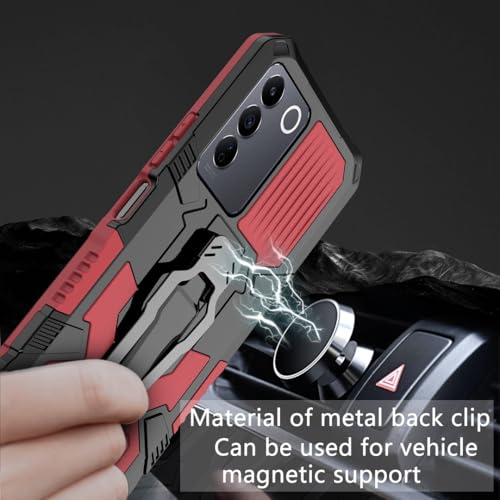 Coque Vivo V27e antichoc résistant aux chutes avec support intégré - 2