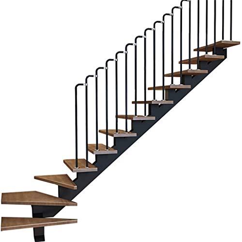 Rampe d'escalier noire LUNEZY contre les risques de chute interne - 2