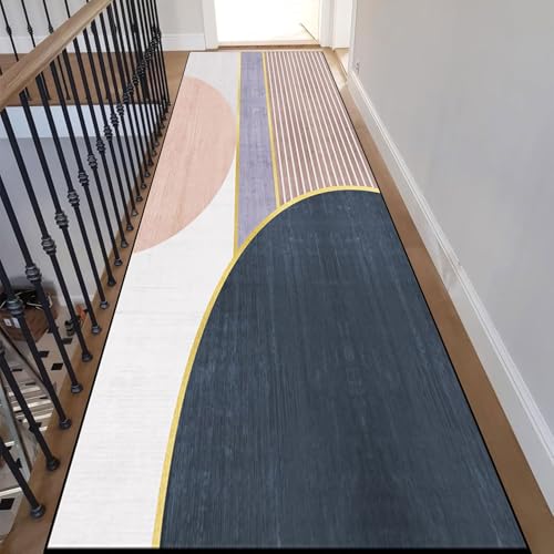 Alfombra de pasillo para cocina y dormitorios suave con protector de suelo 5