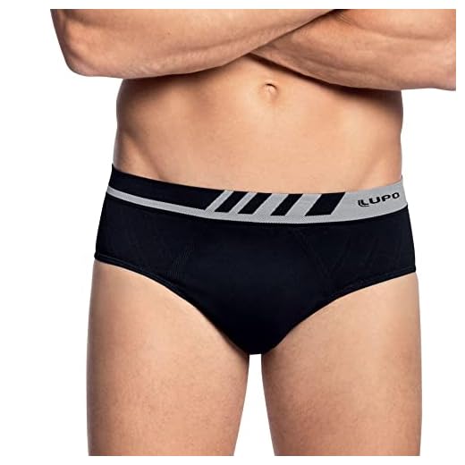 Cueca Slip Lupo Microfibra Sem Costura de Poliamida Masculino Adulto (BR, Alfa, GG, Regular, Azul Nautico)