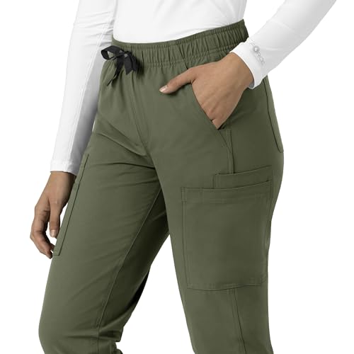 Carhartt Force Essentials Women's Straight Leg Scrub Pant, Olive, 5XL - image 7