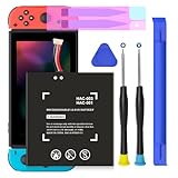 SHENMZ 4800mAh High-Capacity Nintendo Switch Battery Replacement for HAC-001 HAC-003 with Tool Kit
