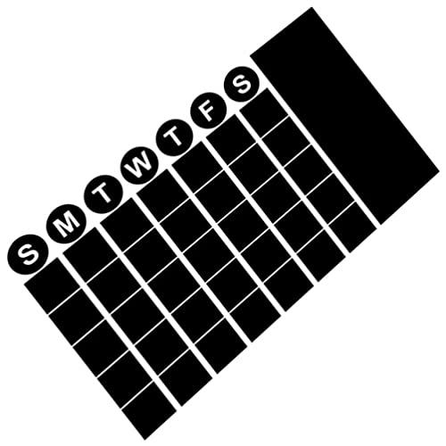 Cabilock 1 Sheet Monthly Chalkboard Calendar Erasable Monthly Huge Weekly Chalkboard Bulletin Board Office School Planner Erasable Wall Mounted #TOP20