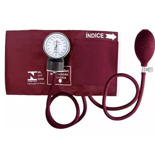 Aparelho De Pressão Arterial Manual Esfigmomanômetro Premium Cor ...