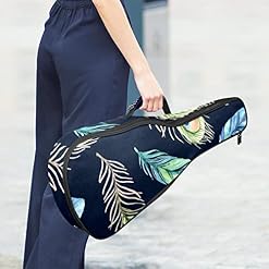 Housse pour ukulélé avec motif plumes de paon de 10 mm d’épaisseur et rembourrage en éponge de 53,3 cm avec sangles… - Les Beatles, Paul McCartney, John Lennon, RIngo Starr, George Harrison Housse pour ukulélé avec motif plumes de paon de 10 mm d'épaisseur et rembourrage en éponge de 53,3 cm avec sangles… – Image 6