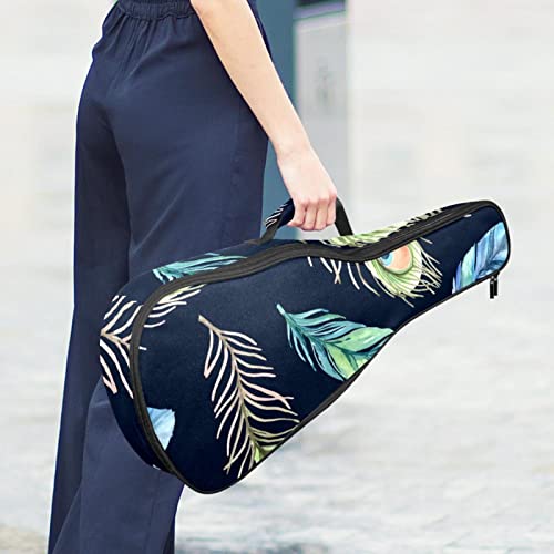 Housse pour ukulélé avec motif plumes de paon de 10 mm d’épaisseur et rembourrage en éponge de 53,3 cm avec sangles… - Les Beatles, Paul McCartney, John Lennon, RIngo Starr, George Harrison Housse pour ukulélé avec motif plumes de paon de 10 mm d'épaisseur et rembourrage en éponge de 53,3 cm avec sangles… – Image 7
