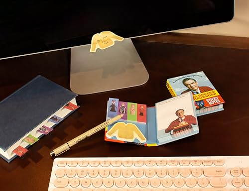 The Unemployed Philosophers Guild Mister Rogers Sticky Notes Booklet - Officially Licensed Mister Rogers' Neighborhood 3.25" by 4.25" Booklet with Self-Sticky Individual Notes Inside