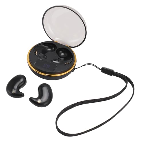 Auriculares bluetooth para dormir negros inalámbricos de uso diario básico