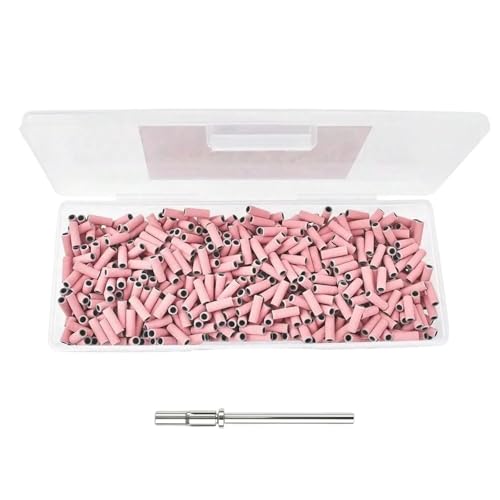 Perceuse à ongles : embout cuticule et 300 bandes abrasives 3MM grain 240 pour lisser sans effort