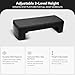 BalanceFrom Aerobic Step Platform Trainer with Adjustable 3-Level Risers, 400 Pound Weight Capacity – Non-Slip Exercise Stepper for Cardio, Strength, and Fitness Workouts at Home or Gym