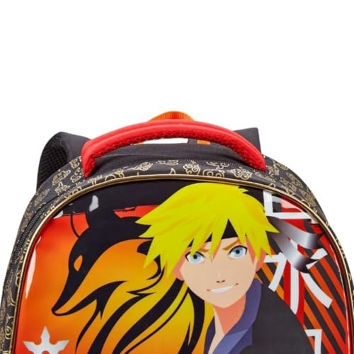 Mochila Escolar Garoto Ninja Manga, Resistente, Espaçosa, para Meninos