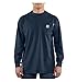 Carhartt Men's Flame Resistant Force Cotton Long Sleeve T-Shirt,Dark Navy,Large