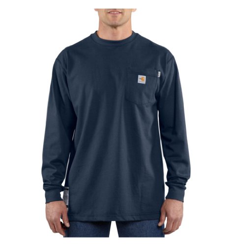 Carhartt Men's 100235 Flame-Resistant Force® Long Sleeve Cotton T-Shirt