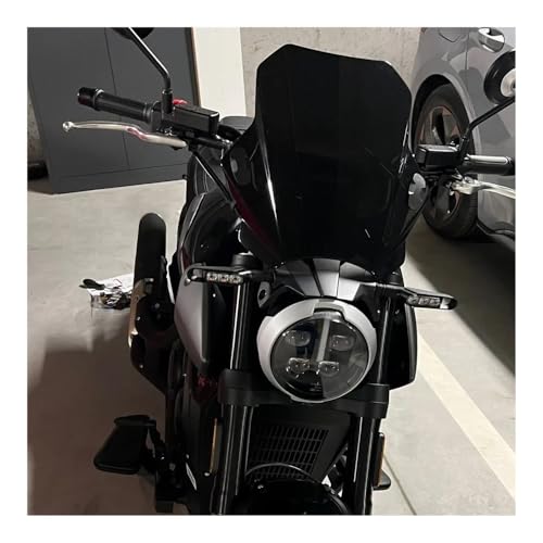 ZOUWZIOU Motorrad Windschild Motorrad Windschutzscheibe Windschutzscheibe Universal Für Brixton Für Crossfir C1002V C 1002V