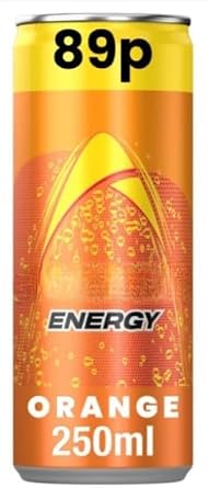Energy Drink Orange 24 x 250ml Ignite Your Passion With Every Sip